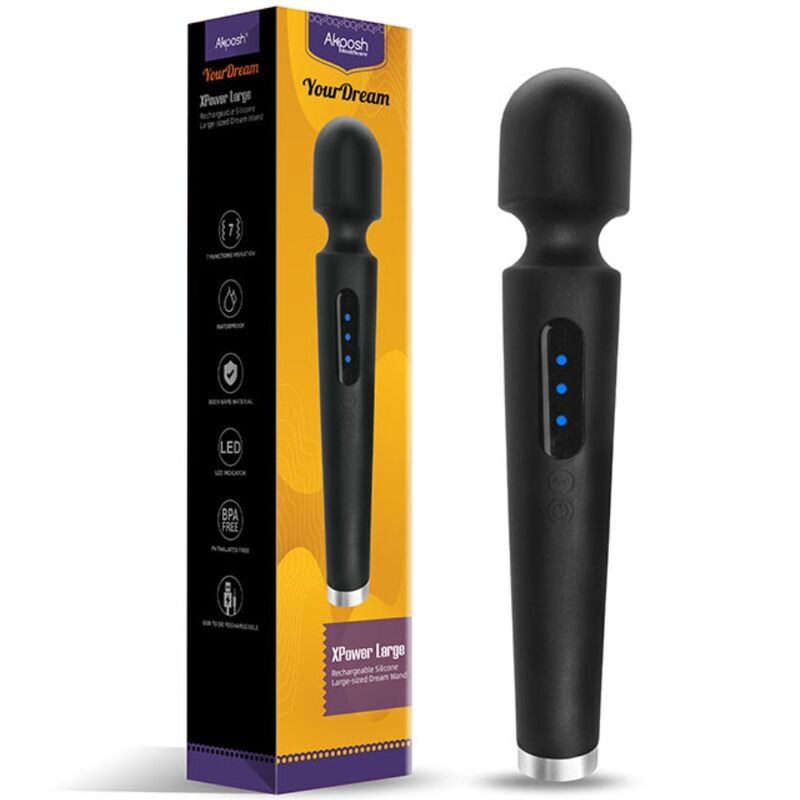 ARMONY - X POWER GROSSER MASSAGER & VIBRATOR 7 VIBRATIONEN SCHWARZ – Bild 5