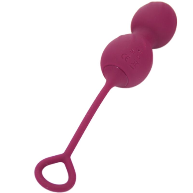 ARMONY - BLOSSOMS VAGINAL HANTEL VIBRATION FERNBEDIENUNG 10 VIBRATIONEN DUNKELROT – Bild 3