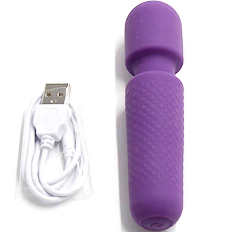 ARMONY - YOUR MAGIC MASSAGER & VIBRATOR WIEDERAUFLADBAR 10 VIBRATIONEN STAB PUNKTE LILA – Bild 5