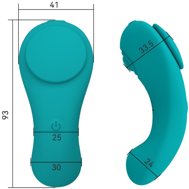 ARMONY - PLEASURE PANTY VIBRATOR FERNBEDIENUNG 3 GESCHWINDIGKEITEN GRÜN – Bild 6