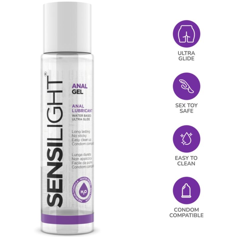 INTIMATELINE - SENSILIGHT GEL ANAL DESLIZANTE 60 ML – Bild 2