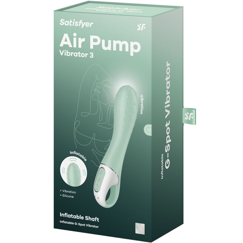 SATISFYER - AIR PUMP VIBRATOR 3 AUFBLASBARER G-PUNKT MINT – Bild 4
