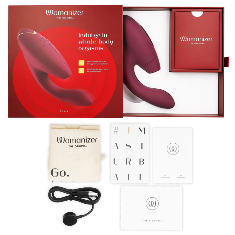 WOMANIZER - DUO 2 STIMULATOR BORDEAUX - Image 6