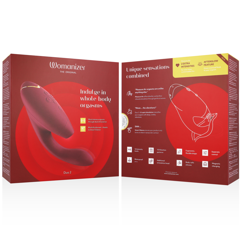 WOMANIZER - DUO 2 STIMULATOR BORDEAUX - Image 7