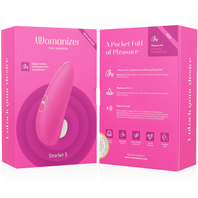 WOMANIZER - STARLET 3 KLITORALSTIMULATOR ROSA - Image 7