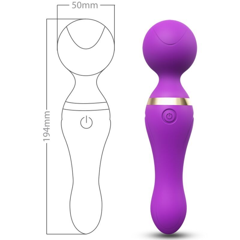 ARMONY - FREEZA MASSAGER & VIBRATOR SUPER FLEXIBLER KOPF LILA – Bild 3