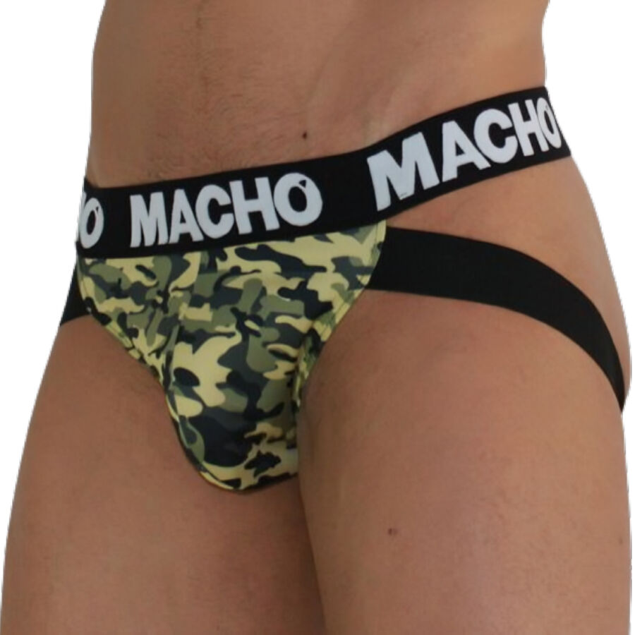 MACHO - MX25A JOCK LYCRA GELB S – Bild 3