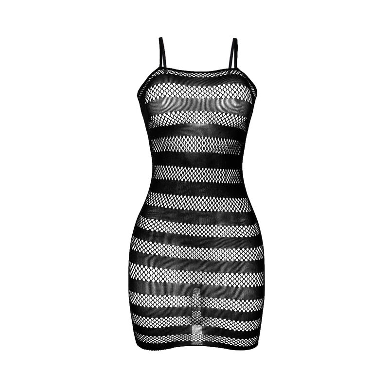 SUBBLIME - 951733 NETZ-KLEID MIT SCHWARZEN STREIFEN EINE GRÖSSE – Bild 5