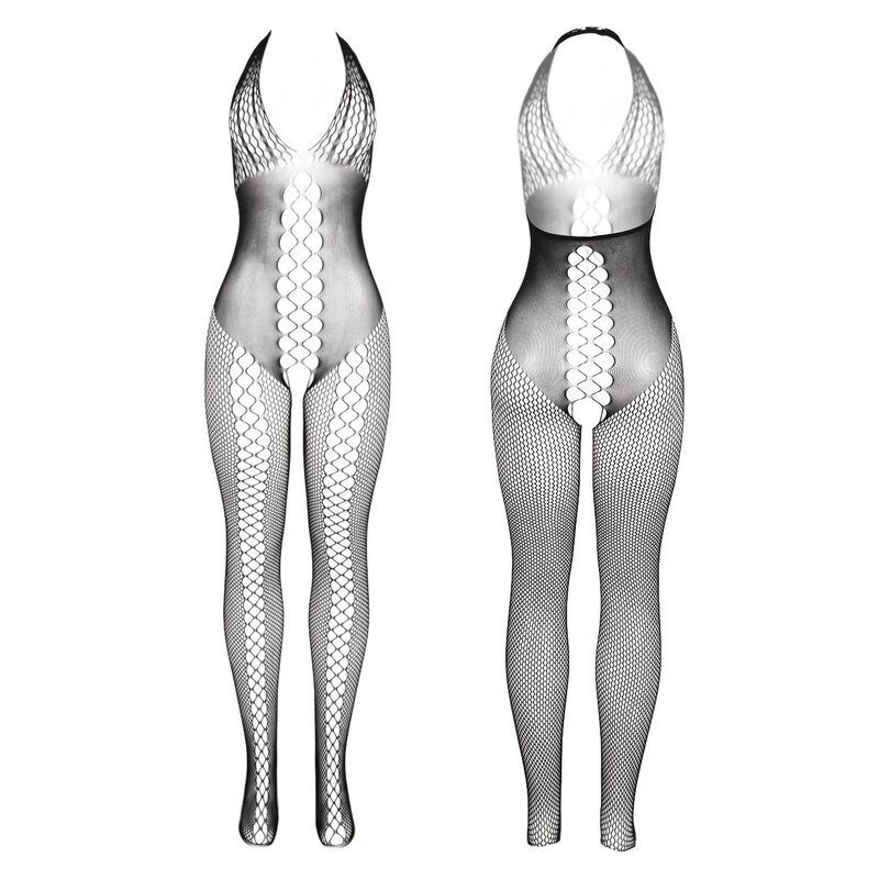 SUBBLIME - 951832 BODYSTOCKING MIT OFFENEM RÜCKEN UND KREUZDETAILS SCHWARZ EINE GRÖSSE – Bild 3