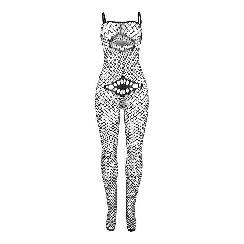 SUBBLIME - 952112 NETZ-BODYSTOCKING MIT DETAILS AUF BRUST UND BAUCH SCHWARZ EINE GRÖSSE – Bild 4