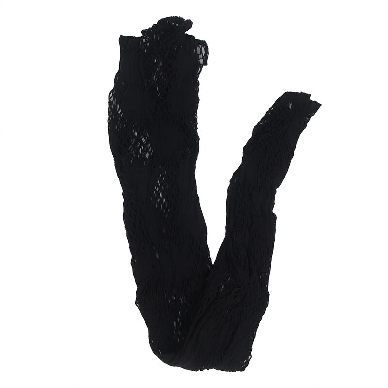 SUBBLIME - 952129 NETZ-BODYSTOCKING MIT KLEIDDESIGN UND BLUMENDETAILS SCHWARZ EINE GRÖSSE – Bild 4