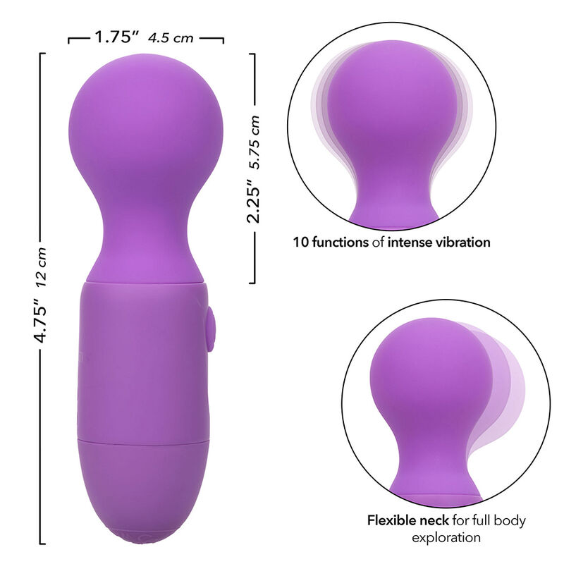 CALEXOTICS - FIRST TIME WIEDERAUFLADBARES MASSAGERÄT 10 VIBRATIONEN LILA – Bild 6