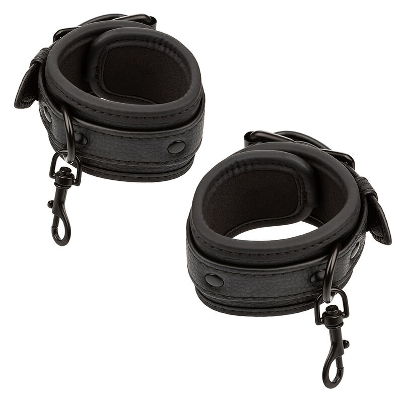 CALEXOTICS - NOCTURNAL HOG TIE CONNECTOR CUERO EINSTELLBAR SCHWARZ – Bild 5