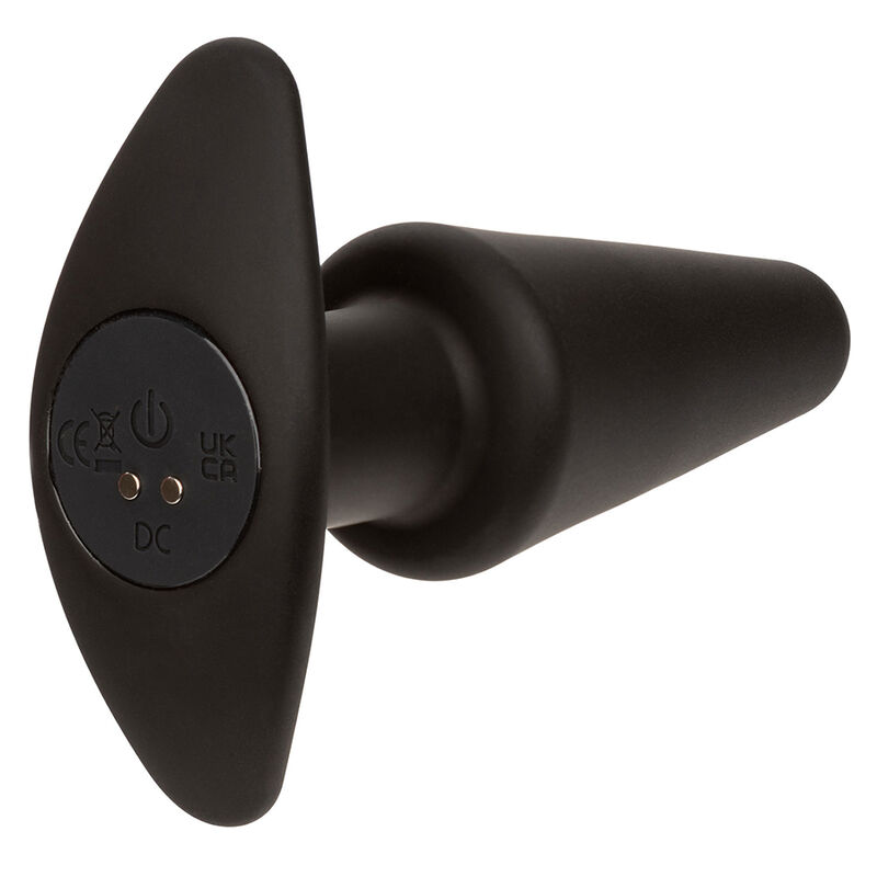CALEXOTICS - ROCK BOTTOM PLUG ANAL CÓNICO 10 VIBRACIONES SILICONA NEGRO – Bild 8