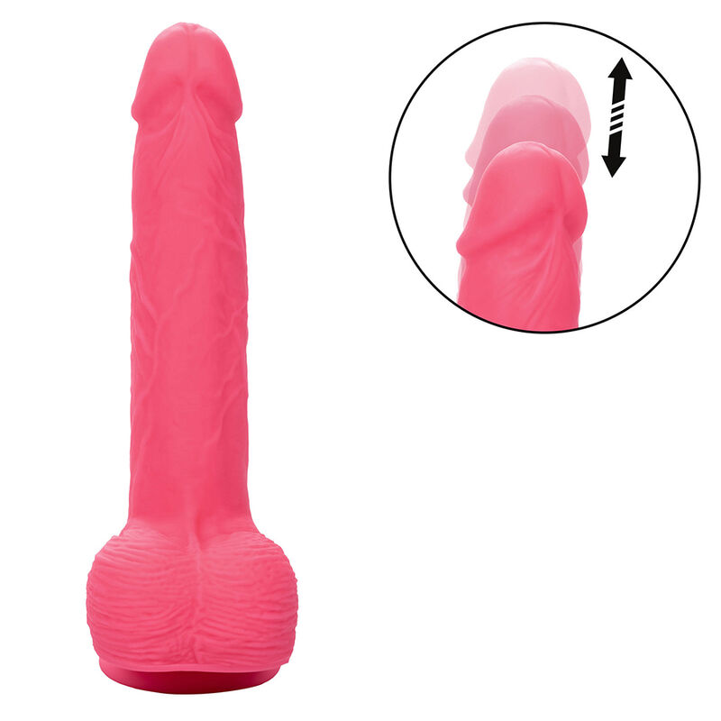 CALEXOTICS - STUDS REALISTISCHER VIBRATOR 10 VIBRATIONEN ROSA – Bild 7