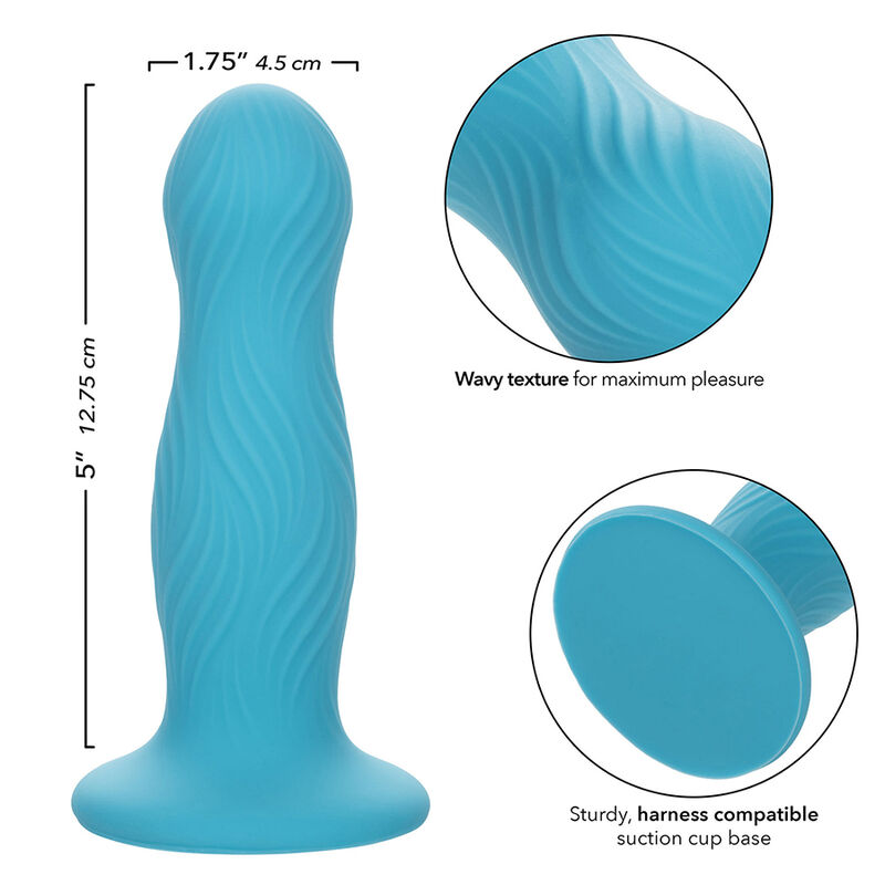 CALEXOTICS - WAVE RIDER SWELL ANAL PLUG BLAU – Bild 4
