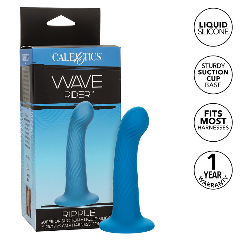 CALEXOTICS - WAVE RIDER RIPPLE ANALSTECKER BLAU – Bild 9