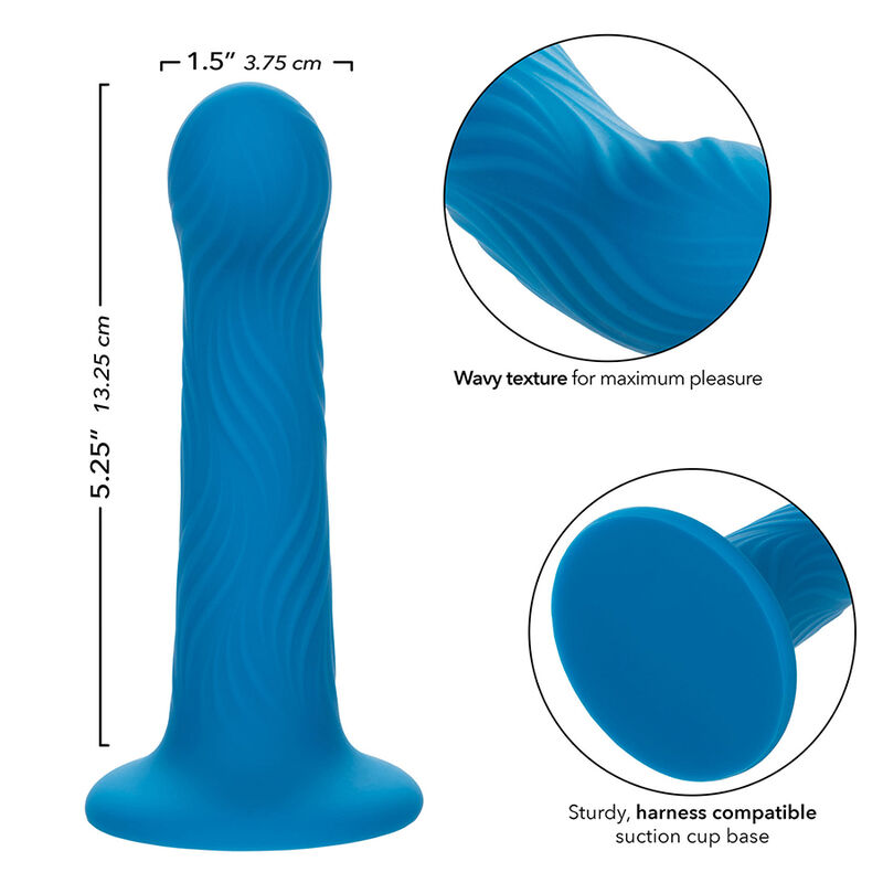 CALEXOTICS - WAVE RIDER RIPPLE ANALSTECKER BLAU – Bild 5
