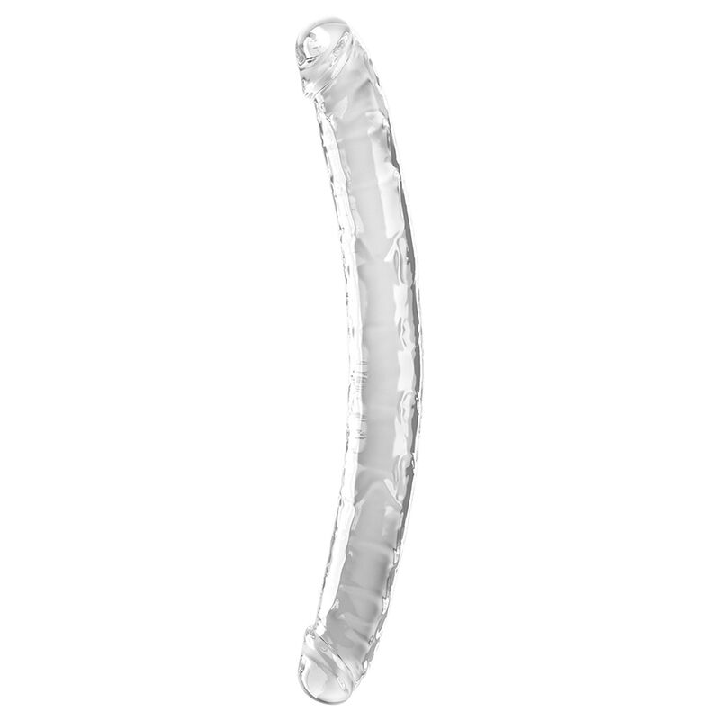 KING COCK - DOUBLE TROUBLE DOPPELDILDO 46 CM KLAR – Bild 3