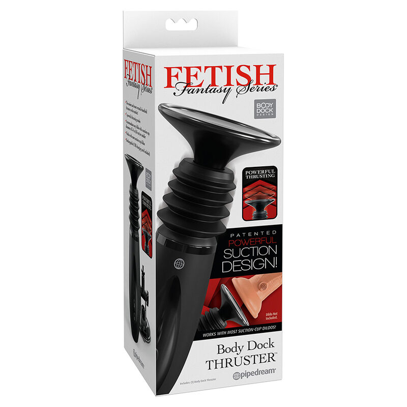 FETISH FANTASY SERIES - BODY DOCK THRUSTER DILDOKLEMME MIT 7 PUSH-MODI SCHWARZ – Bild 4