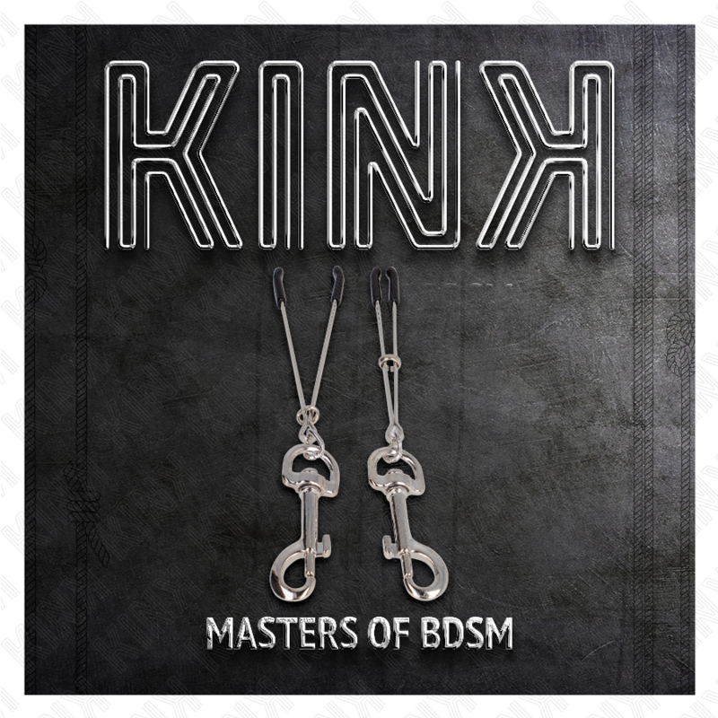 KINK - PINZAS PARA PEZONES FINA CON GANCHO PLATEADO 7 CM – Bild 4