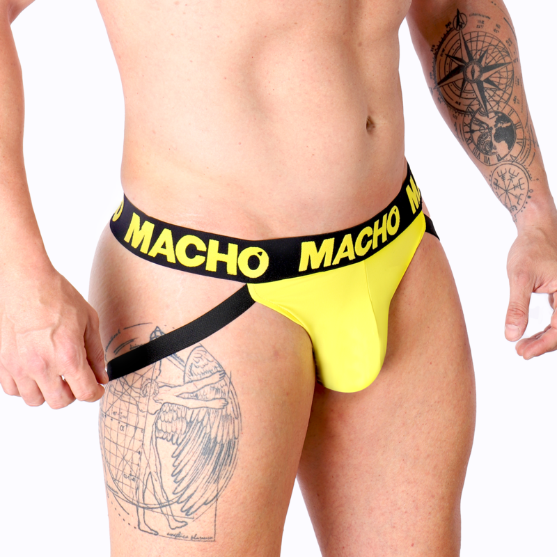 MACHO - MX25A JOCK AMARILLO LYCRA S – Bild 3
