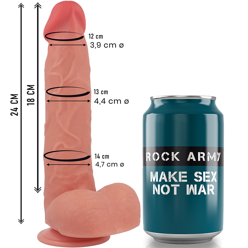 ROCKARMY - FLÜSSIGSILIKON RAPTOR 24 CM -O- 4,4 CM – Bild 3