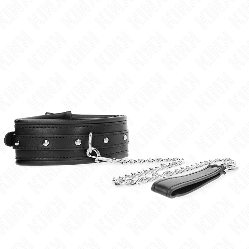 KINK - HALSKETTE MIT GLÄNZENDEM SCHNALLE-BAND 65 CM 48,5 CM X 5,3 CM – Bild 6