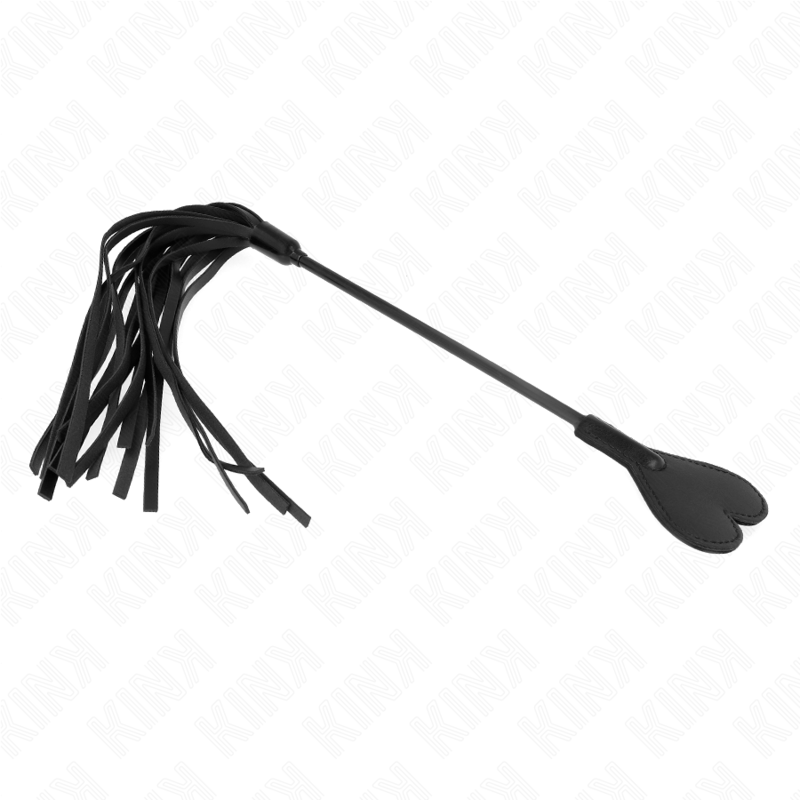 KINK - RANGE PEITSCHE MIT HERZPLATTE 35 CM – Bild 4