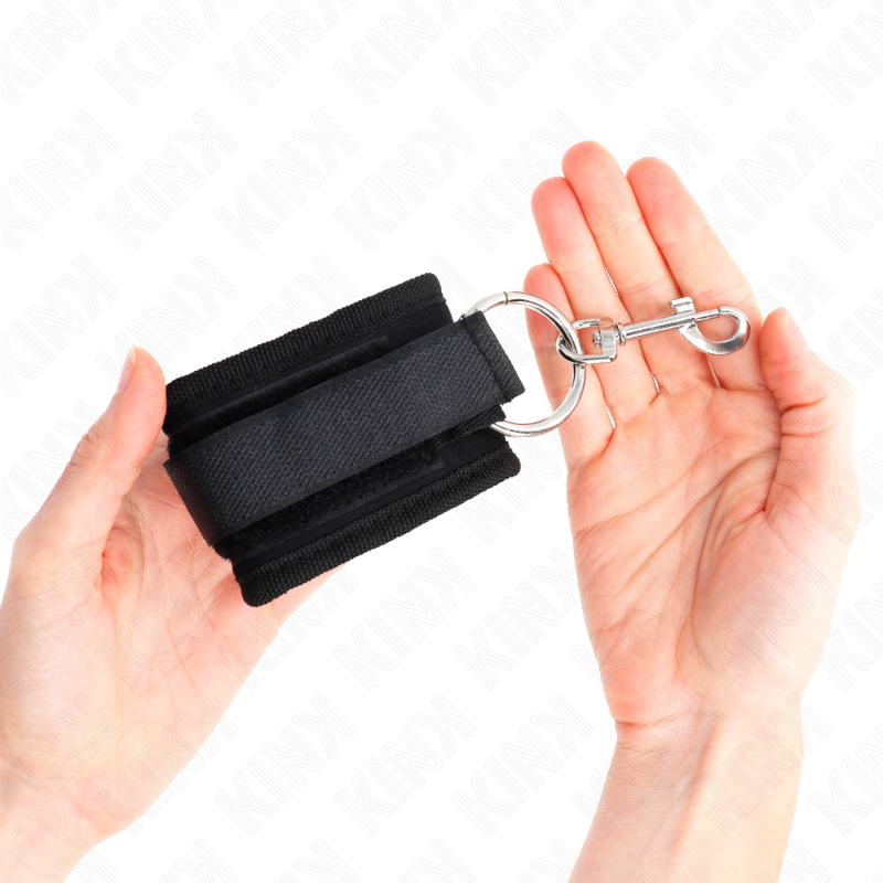 KINK - HANDGELENKFESSELN SCHWARZ VERSTELLBAR 18-35 CM X 6 CM – Bild 3