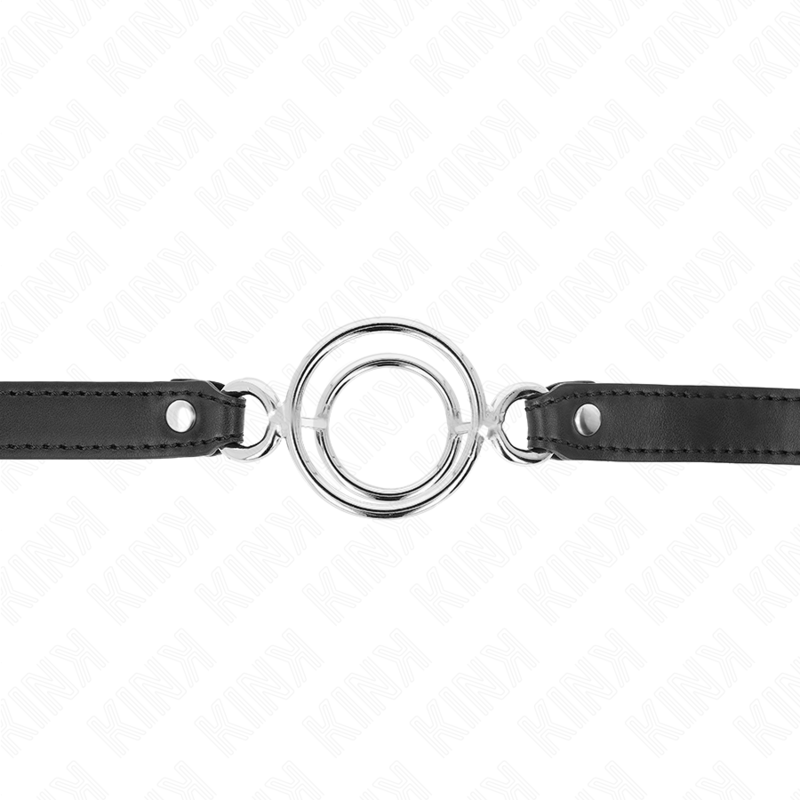 KINK - KNEBEL MIT MEHREREN O-RINGEN 5 CM SCHWARZ 63 X 2,5 CM – Bild 3