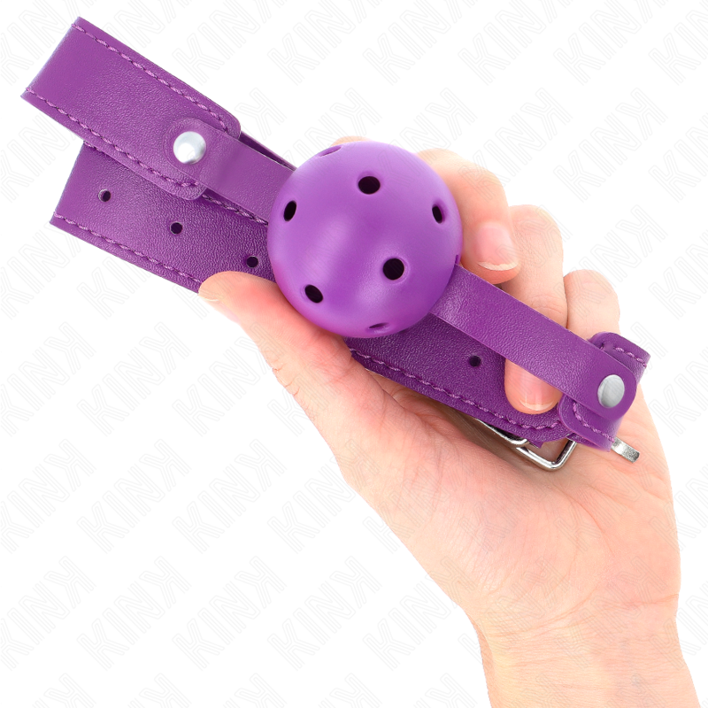 KINK - LILA ATMUNGSAKTIVER BALL 4,5 CM MAG 65 x 2,5 CM – Bild 4