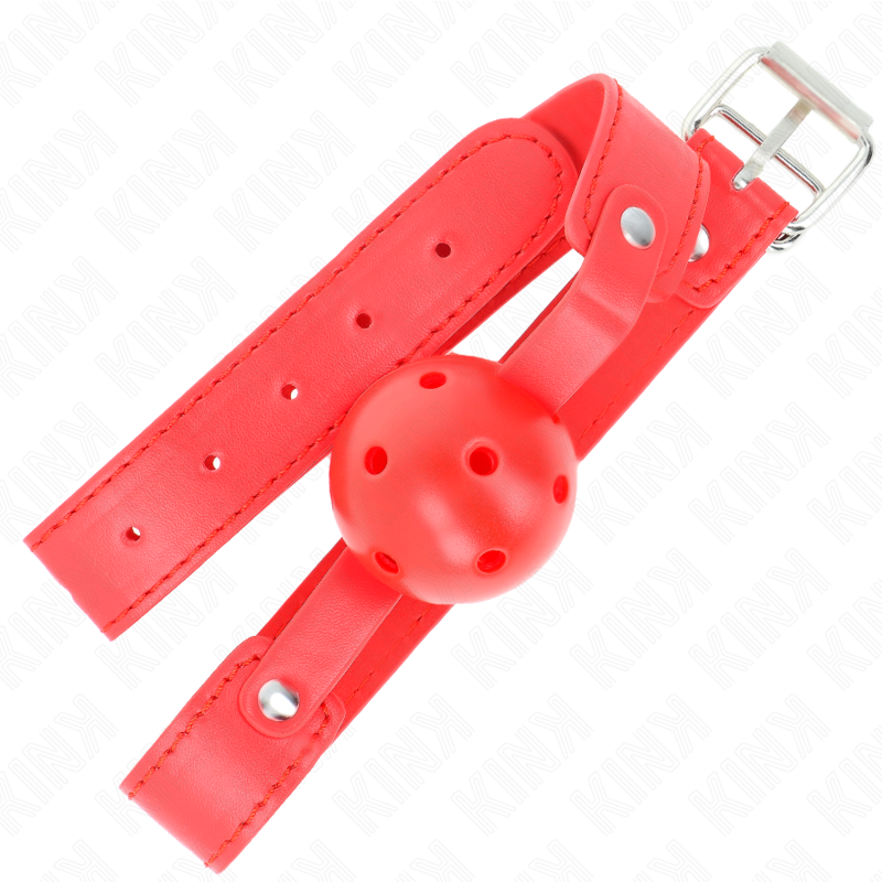 KINK - ROTER ATMUNGSAKTIVER BALL 4,5 CM Knebel 65 x 2,5 CM – Bild 4