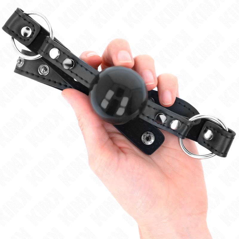 KINK - BALL 4 CM KNEBEL MIT SPITZENNIET UND SCHNAPPVERSCHLUSS 65 x 2 CM – Bild 3