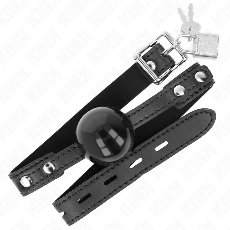 KINK - SOFT TPE BALL 4 CM GAG MODELL 3 60 x 2 CM VERSTELLBAR 37-52 CM – Bild 3