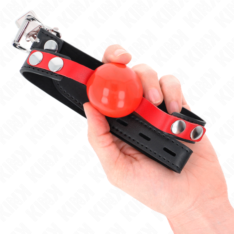 KINK - SOFT TPE BALL 4 CM GAG MODELL 4 60 x 2 CM VERSTELLBAR 37-52 CM – Bild 4