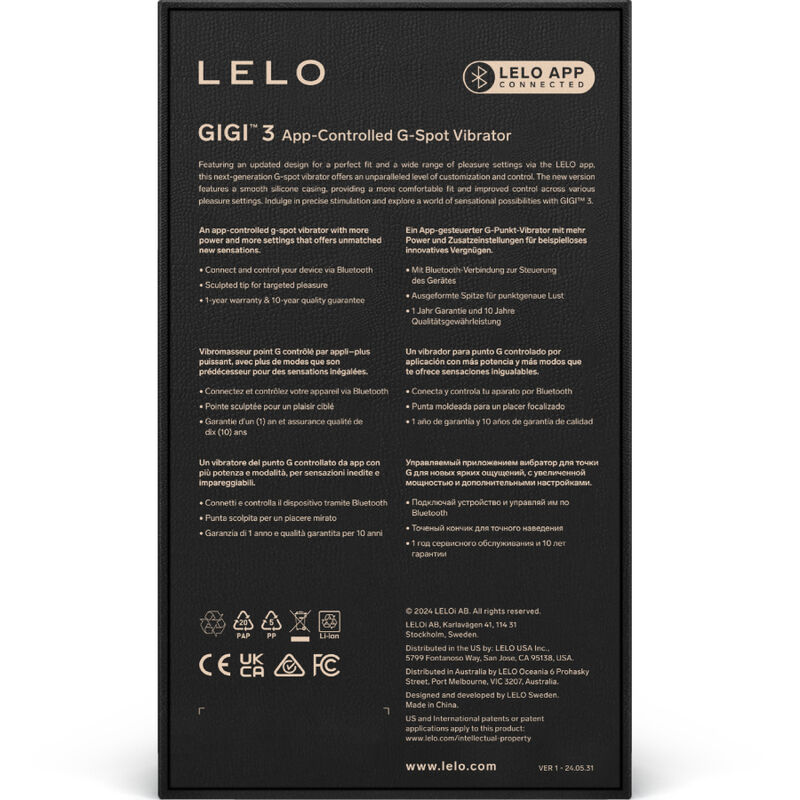 LELO - GIGI™ 3 G-SPOT-VIBRATOR VIOLETT – Bild 4