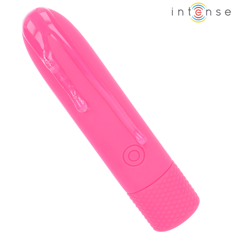 INTENSE - SYMONE USB WIEDERAUFLADBARER VIBRIERENDER BULLET 8 VIBRATIONEN ROSA 10 X 2,2 CM – Bild 3