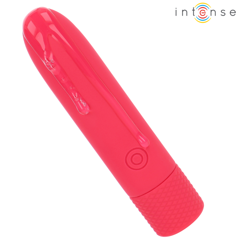 INTENSE - SYMONE USB WIEDERAUFLADBARER VIBRIERENDER BULLET 8 VIBRATIONEN ROT 10 X 2,2 CM – Bild 3
