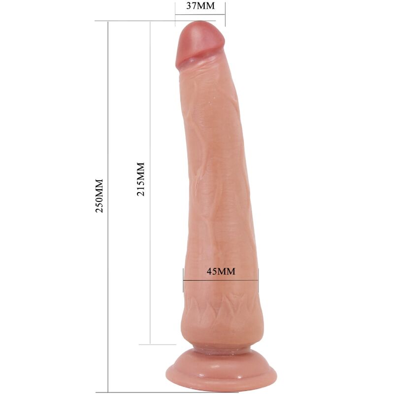 PRETTY LOVE - TIEMEYER REALISTISCHER DILDO 25 CM MODELL 2 FLESH – Bild 3