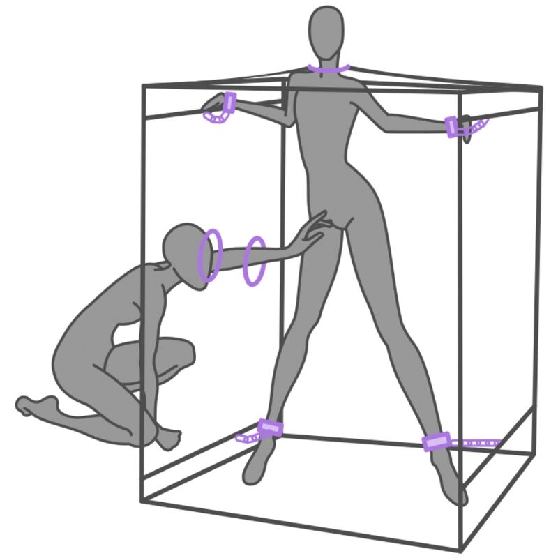 SECRET DOME - KINK CLUB CABIN SCANDALE LILA – Bild 3