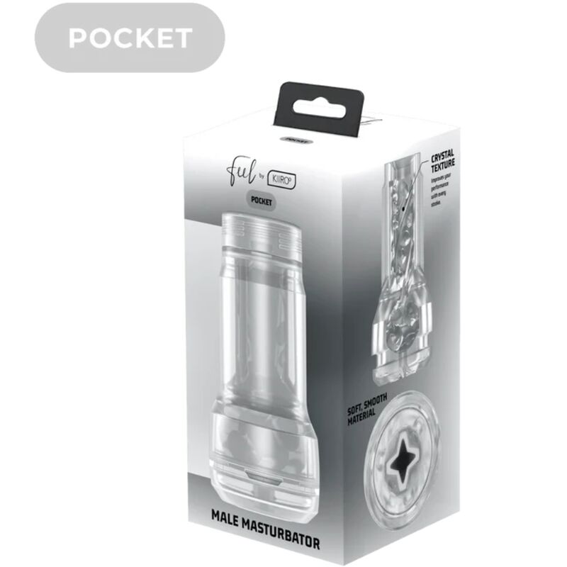 KIIROO - FEEL POCKET STROKER KRISTALL VON KIIROO TRANSPARENT – Bild 5