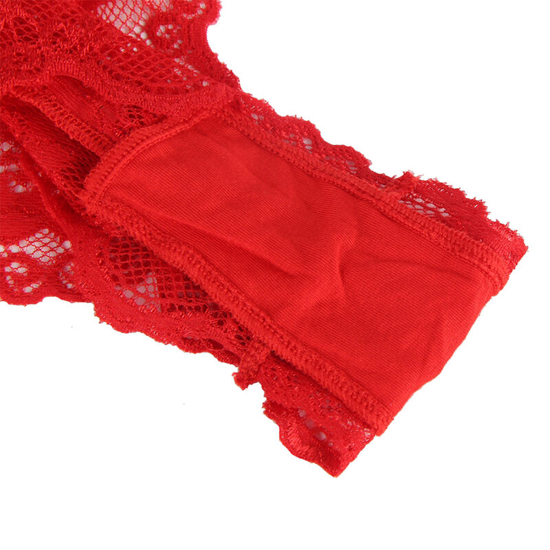 SUBBLIME - 953980 SEXY BODY MIT RÜSCHEN + GÜRTEL ROT L/XL – Bild 5