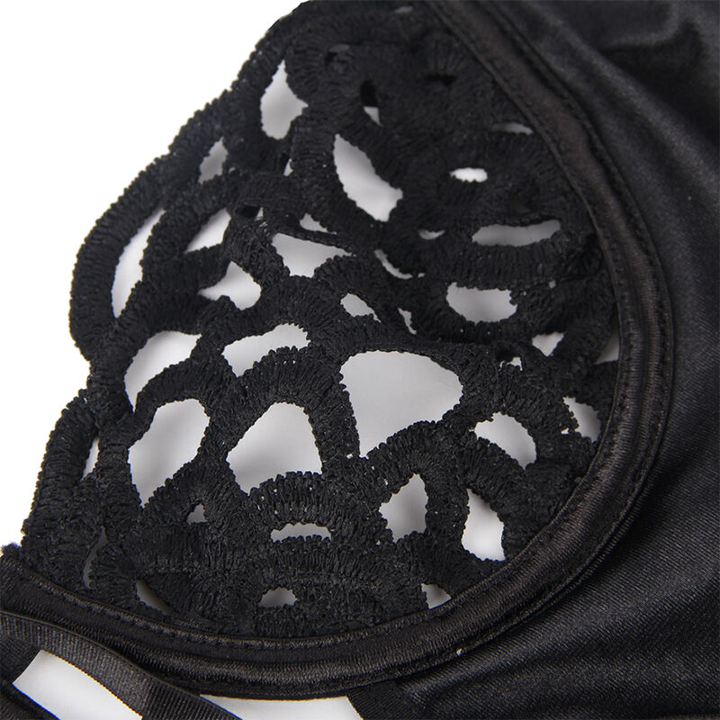 SUBBLIME - 954055 SEXY SPITZEN-BODY SCHWARZ S/M – Bild 4