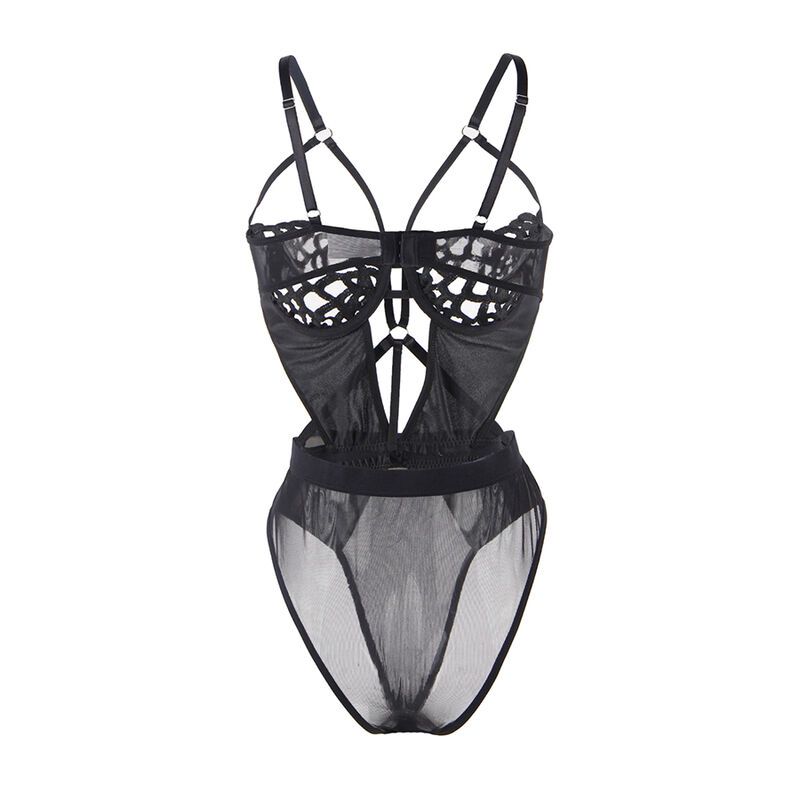 SUBBLIME - 954055 SEXY SPITZEN-BODY SCHWARZ S/M – Bild 3