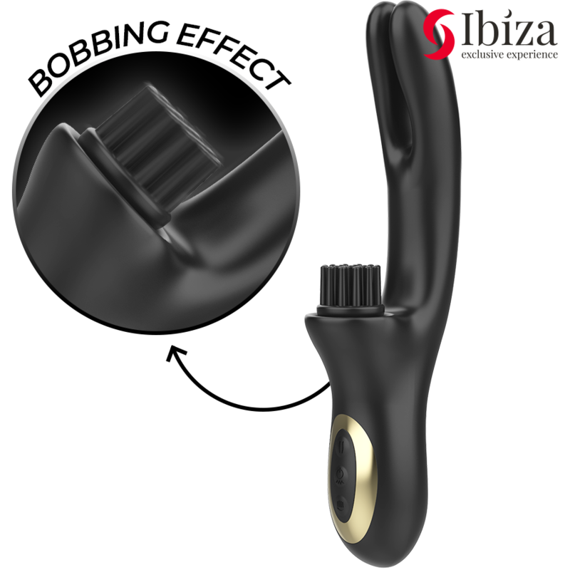 IBIZA - HI-TECH RABITT BRUSHING MEHRZELLEN-KLITORIAL- UND DOPPELWELLENVIBRATOR – Bild 4
