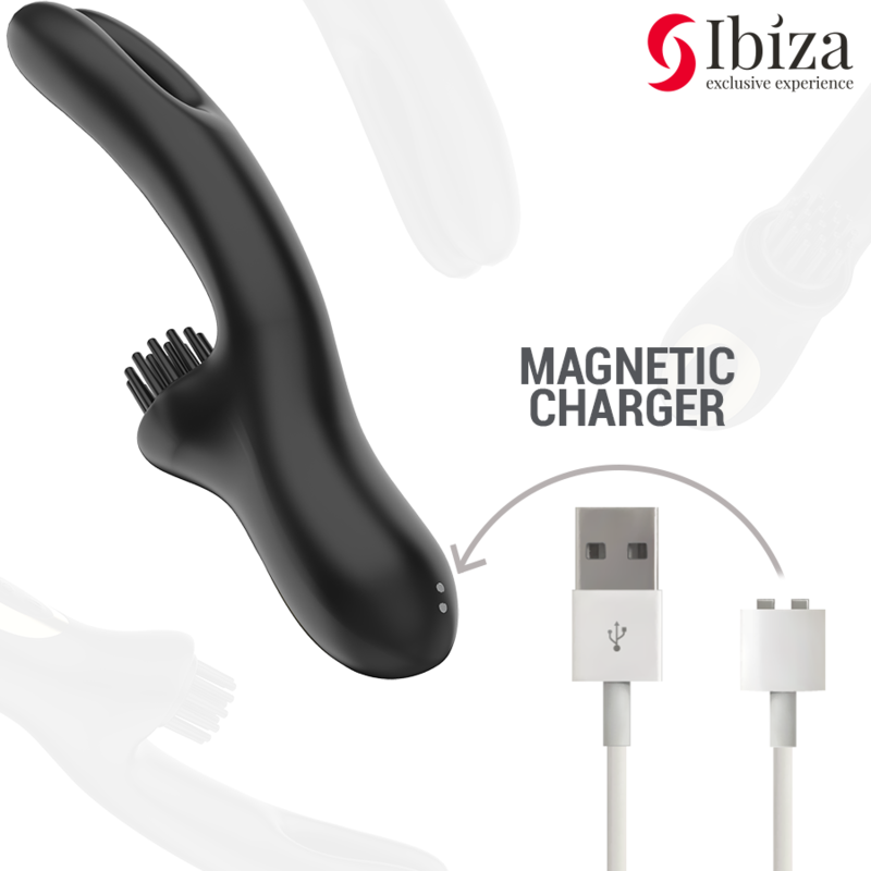 IBIZA - HI-TECH RABITT BRUSHING MEHRZELLEN-KLITORIAL- UND DOPPELWELLENVIBRATOR – Bild 5
