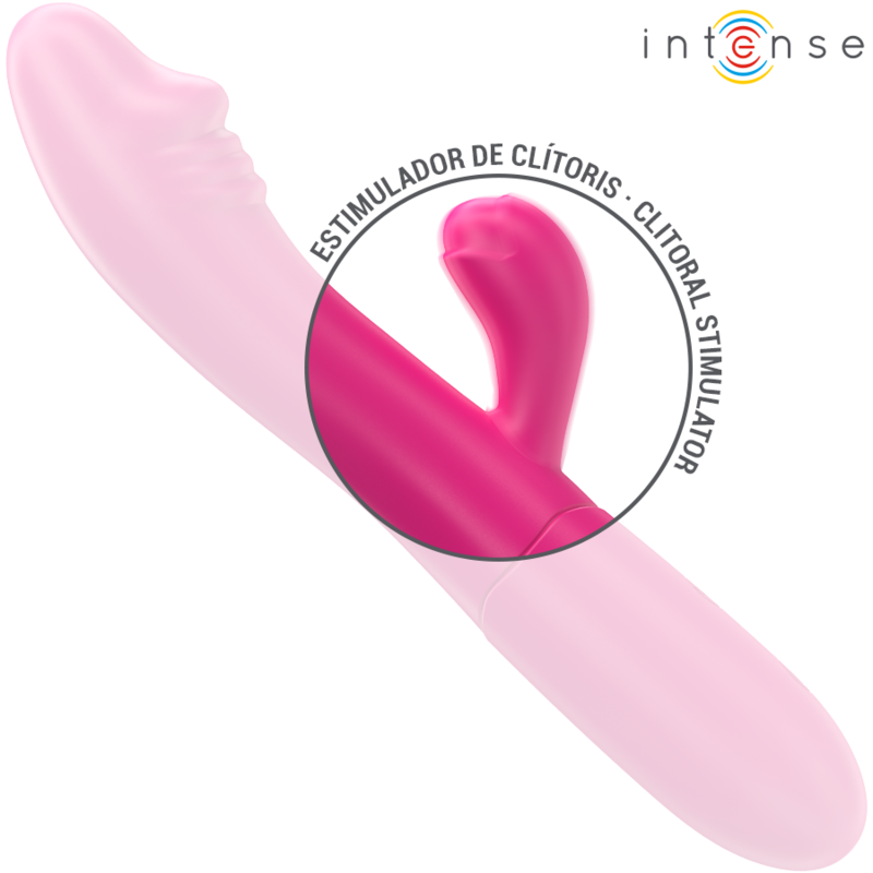 INTENSE - IVY FLEXIBLER VIBRATOR 10 VIBRATIONEN MIT STIMULIERENDER ZUNGE ROSA – Bild 6