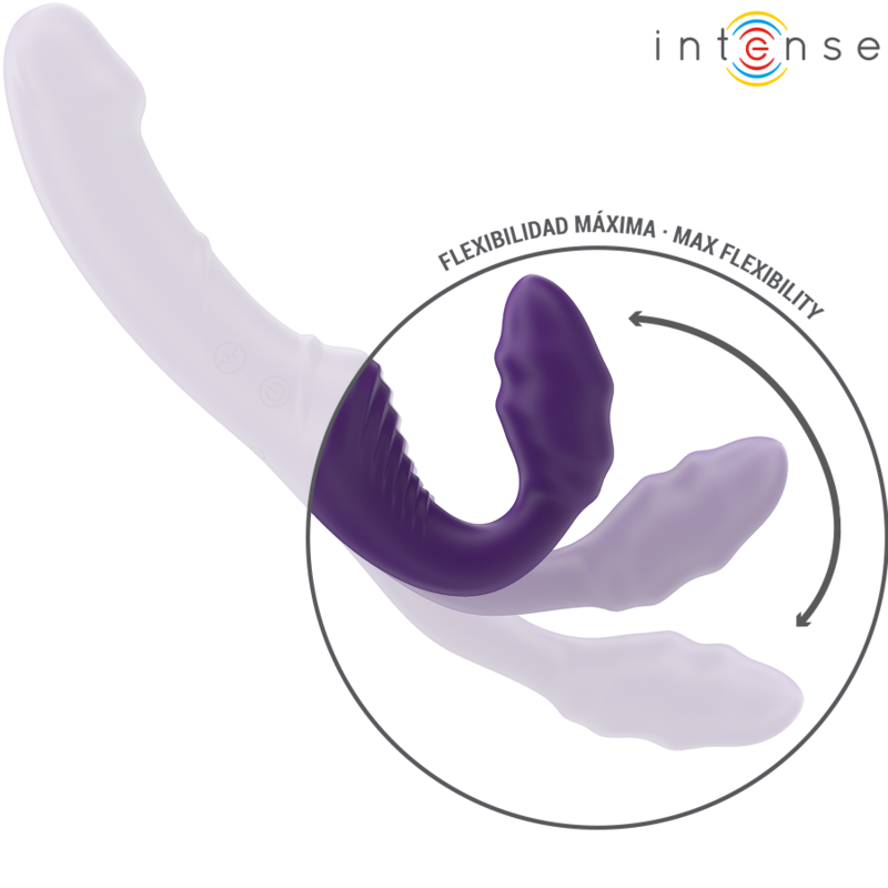 INTENSE - JILL DOPPELVIBRATOR 20 CM LILA FERNBEDIENUNG – Bild 5