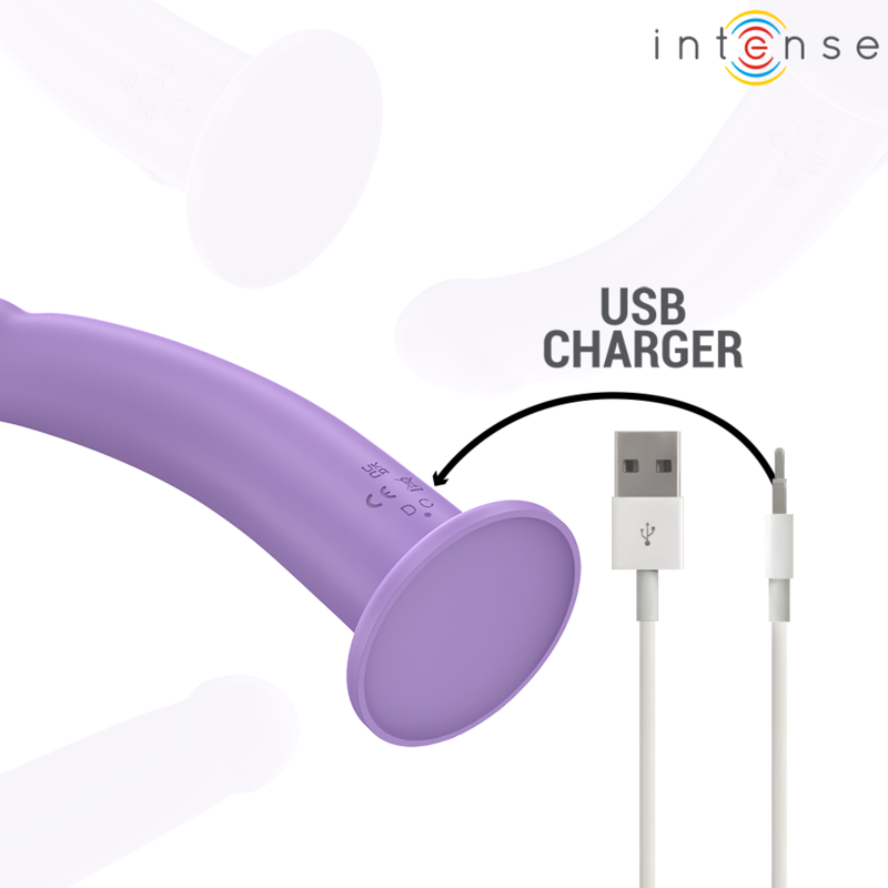 INTENSE - EDDIE VIBRATOR 17,5 CM 10 VIBRATIONEN LILA FERNBEDIENUNG – Bild 5